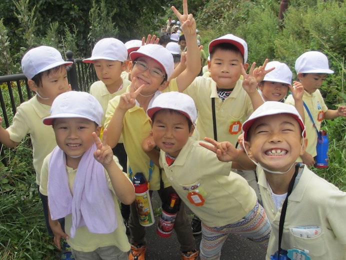 函館山登山(ゆうあい幼稚園)