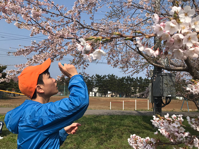 おしま学園　春を写真に