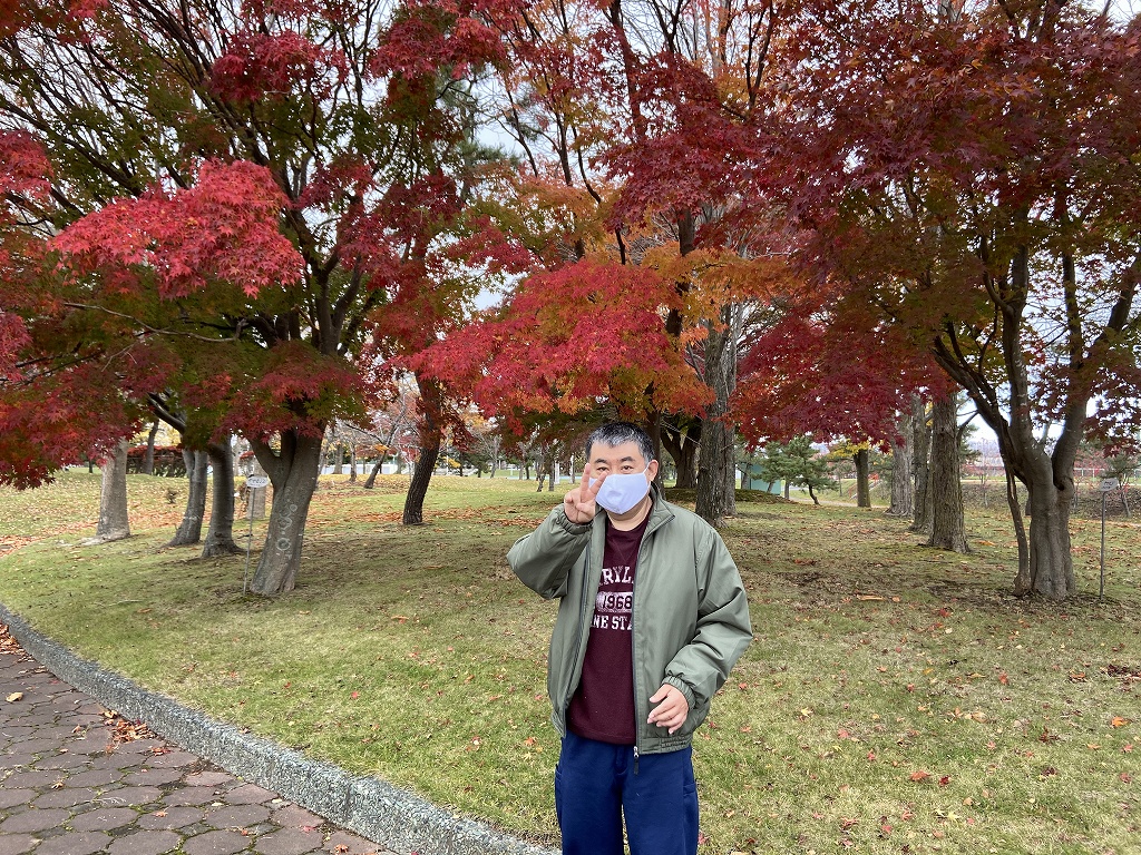 ワークセンターほくと　紅葉見学へドライブ