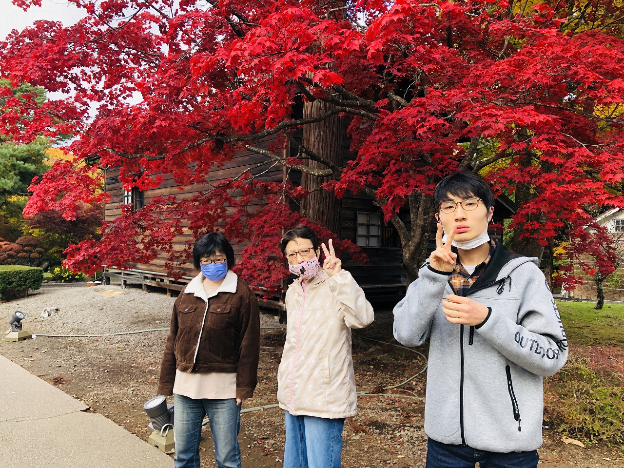 ワークセンターほくと　「香雪園の紅葉②」