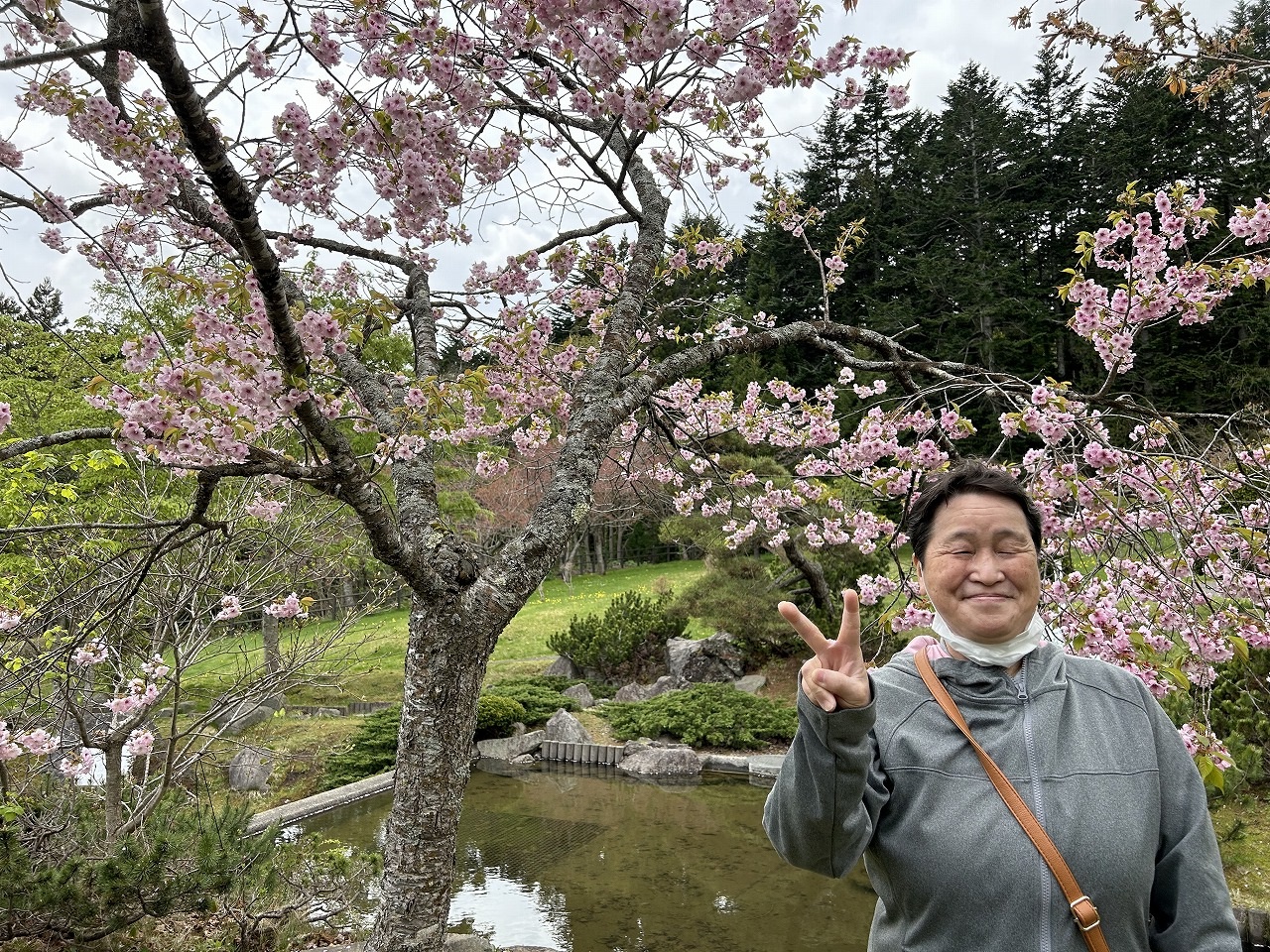 サポートはまなす「お花見」