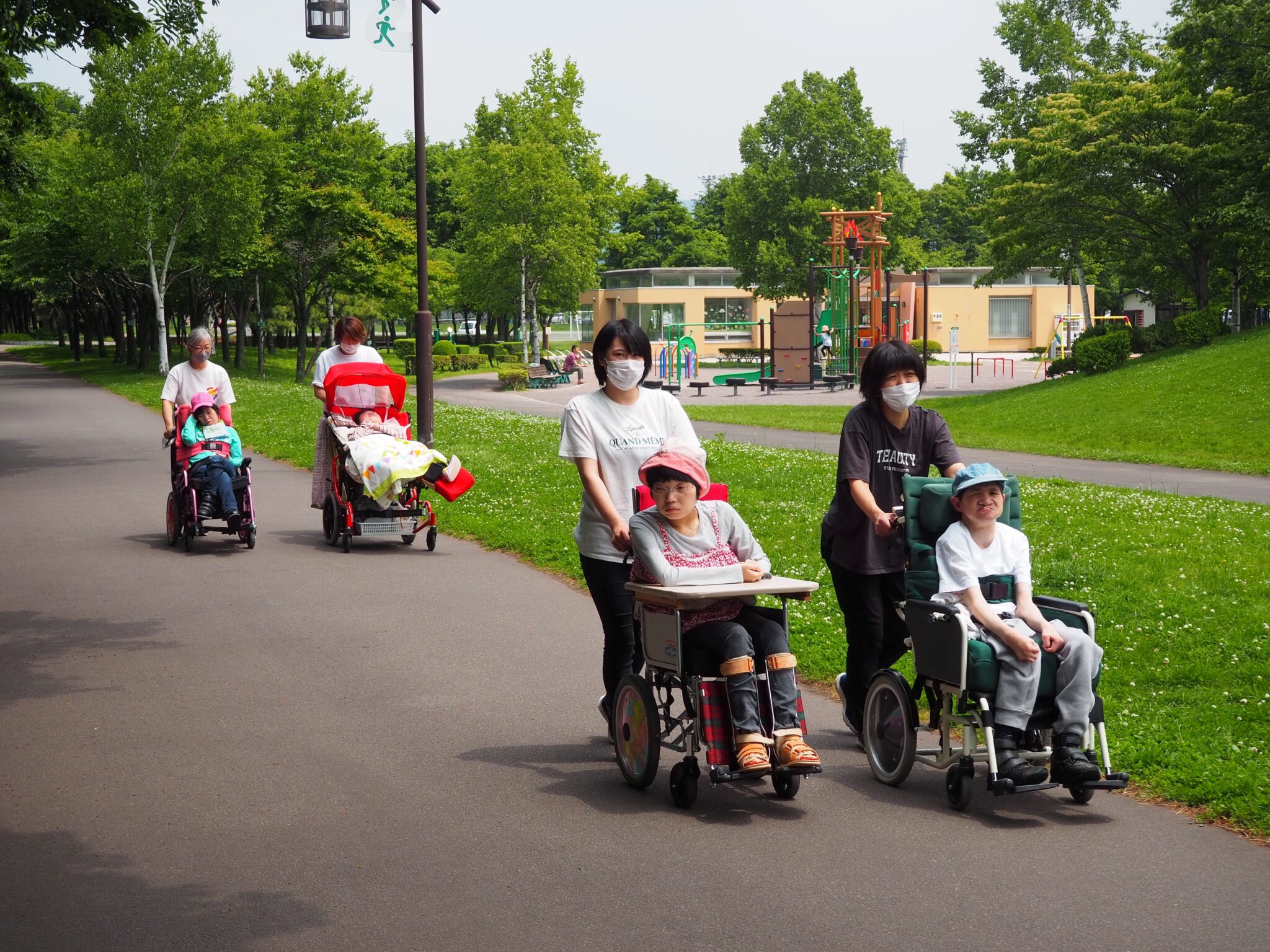 函館青年寮通所部　にじ春　＃公園散歩！