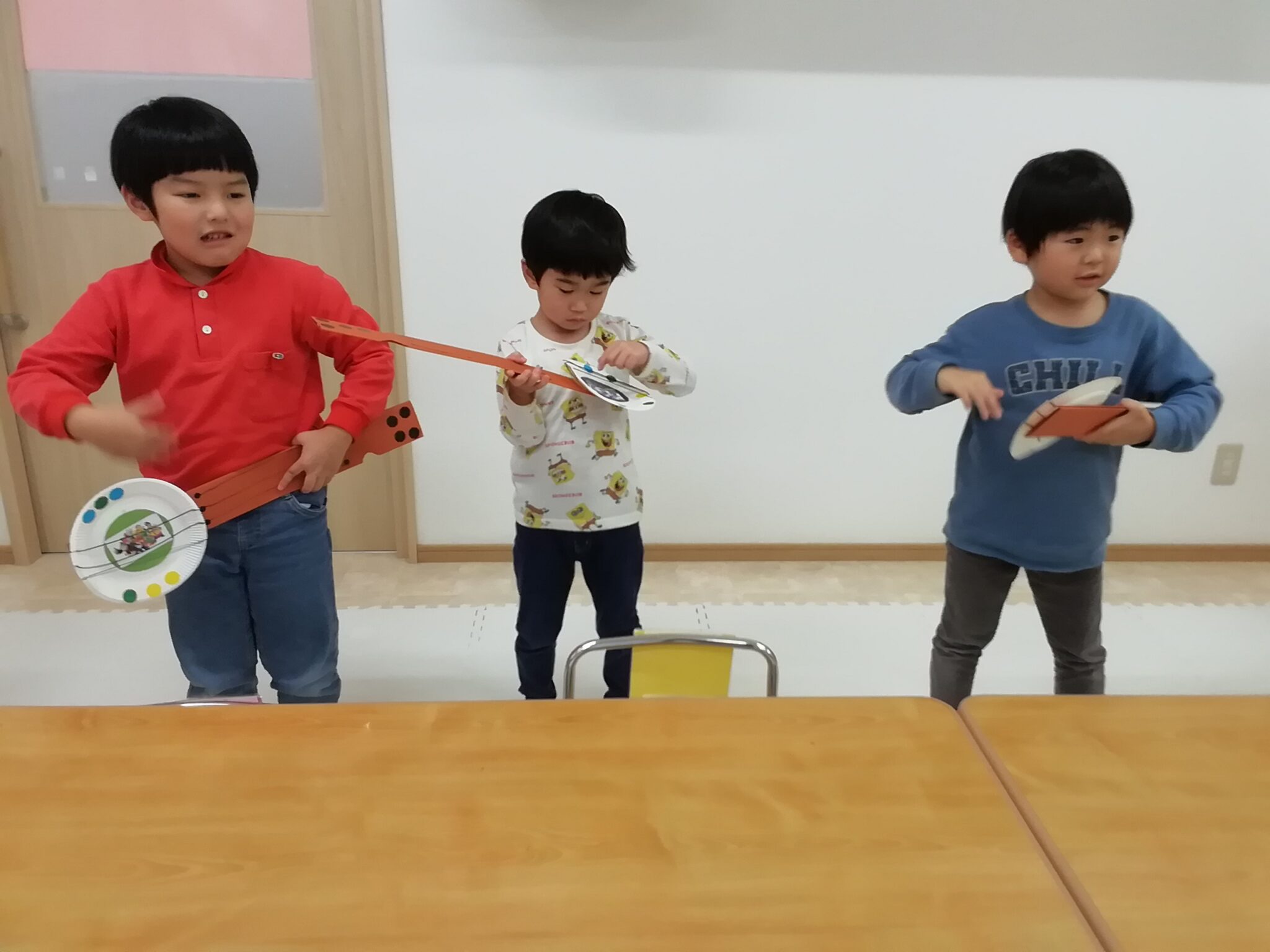 おひさま「楽器作り」