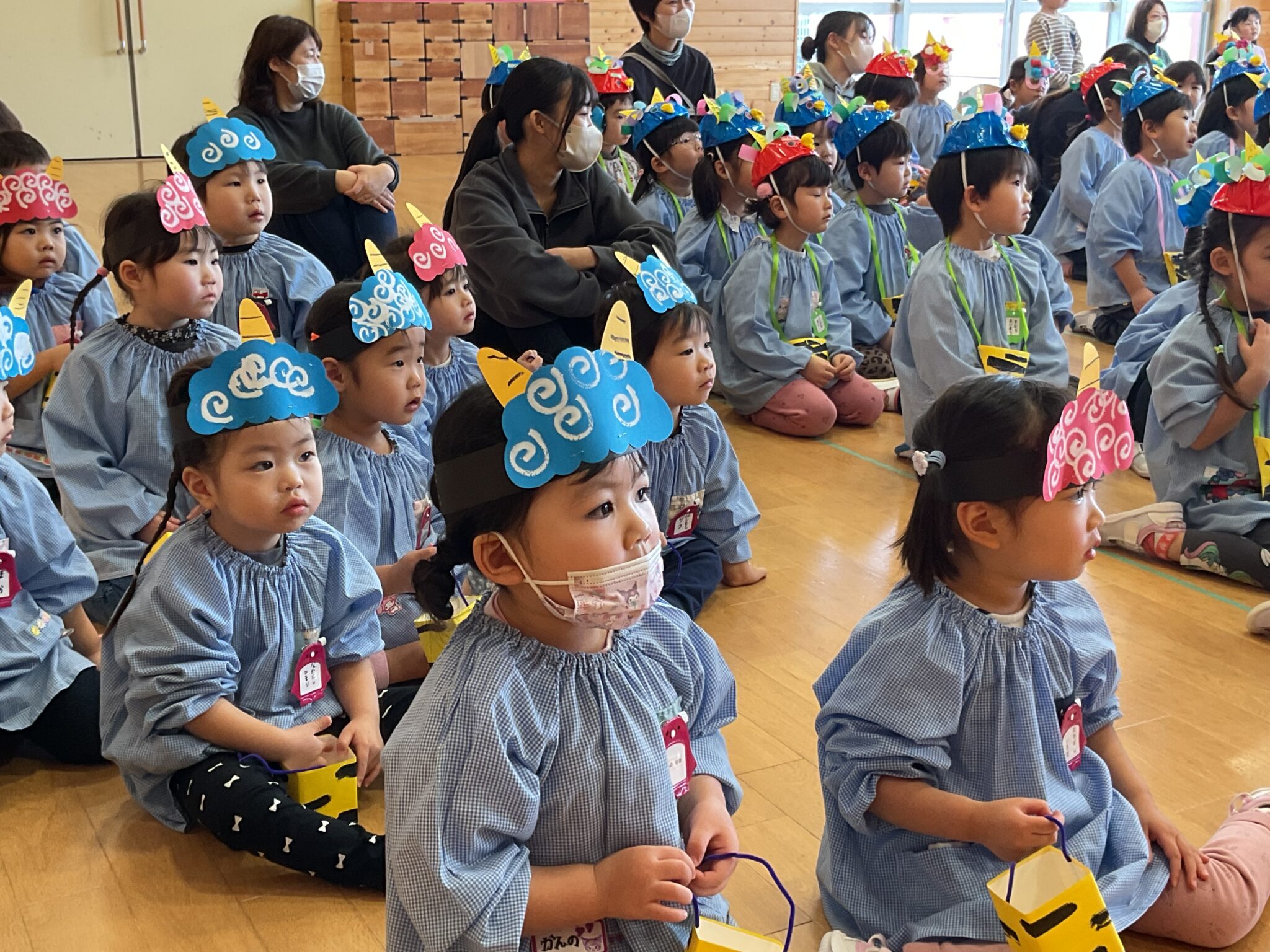 ゆうあい幼稚園「鬼はそと～！」