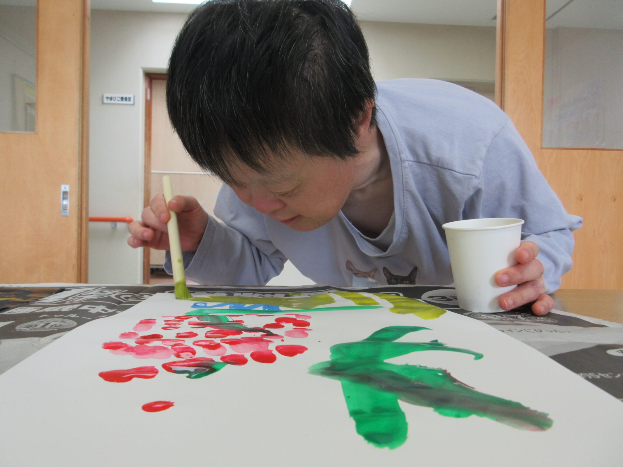明生園：春の景色をアートで表現