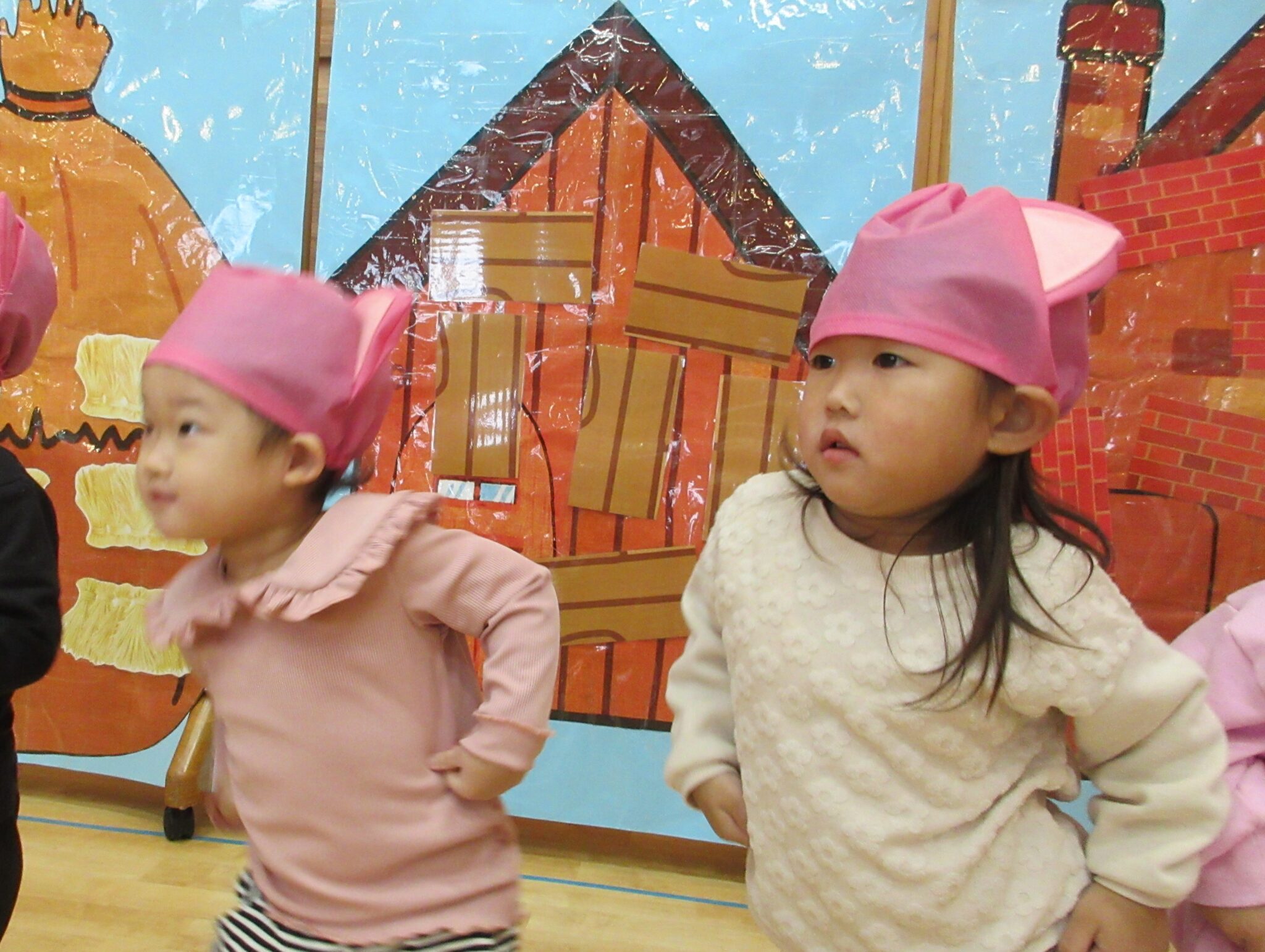 浜分こども園　２歳児　お遊戯会練習