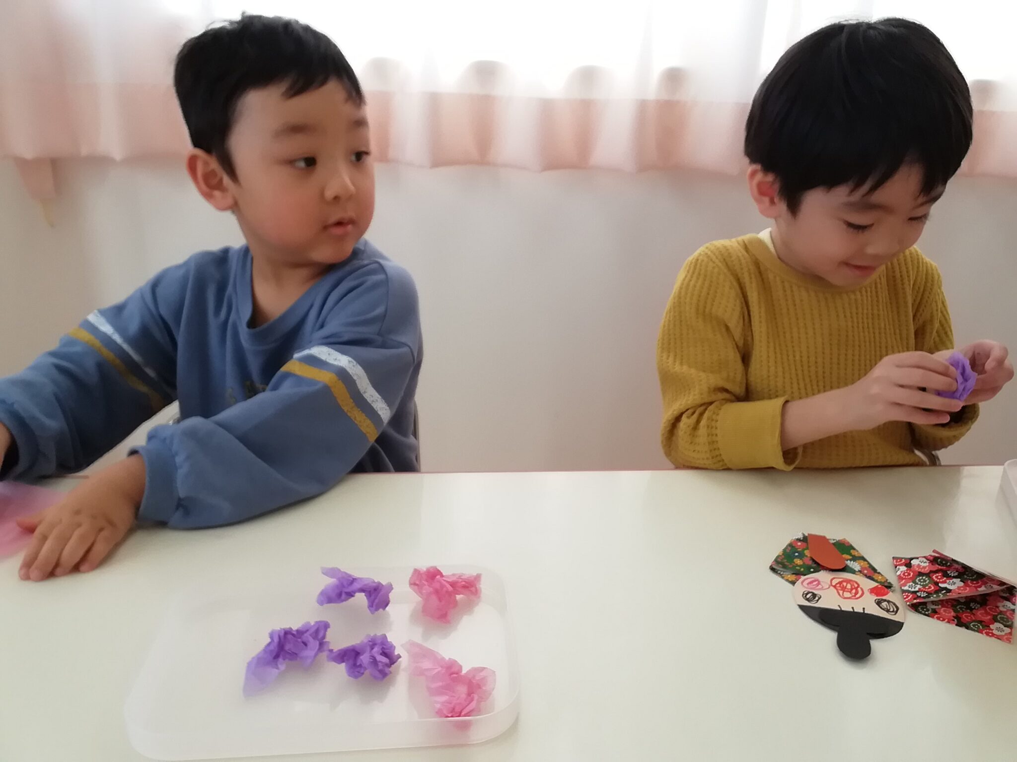 おひさま　お雛様製作①