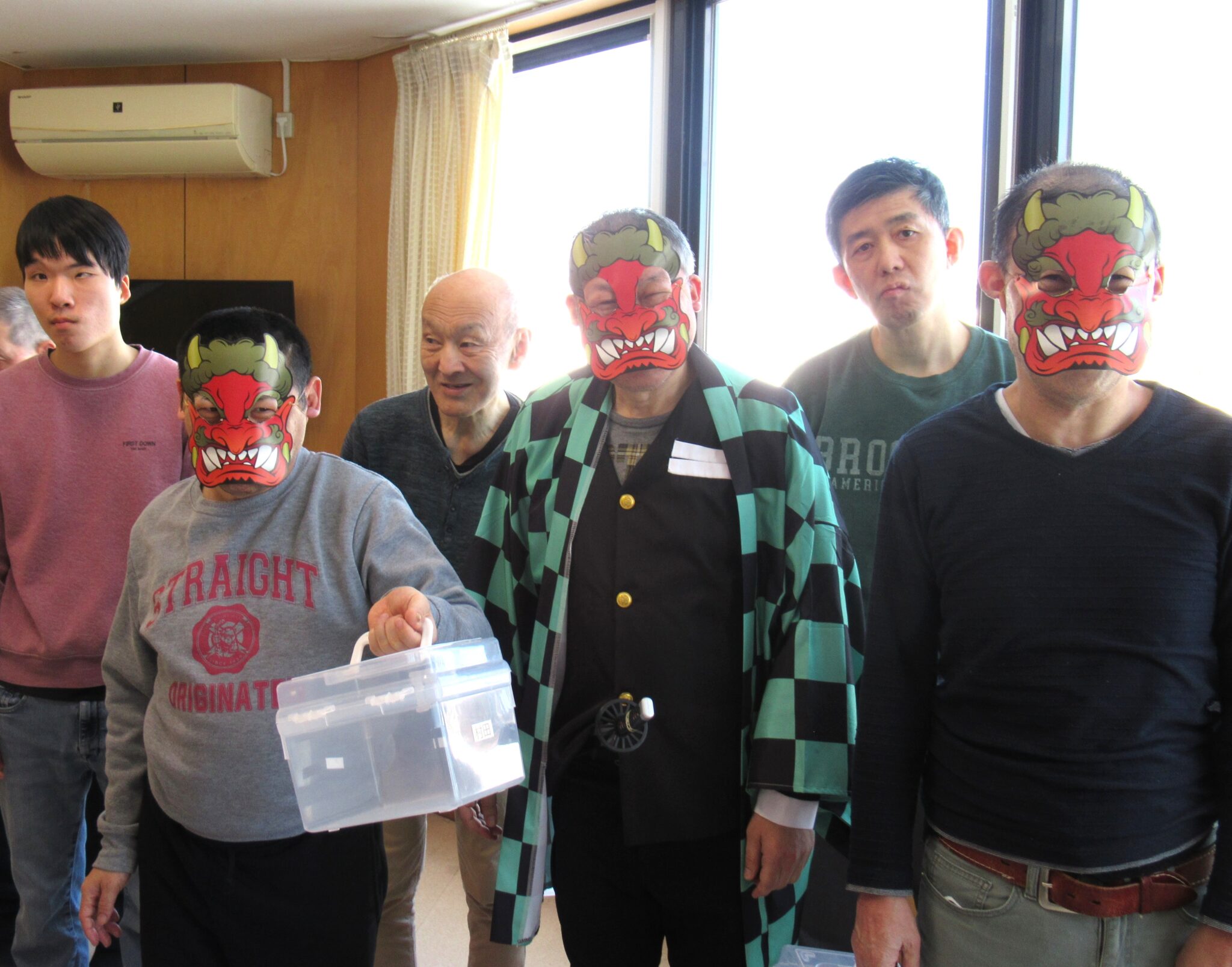 新生園「節分豆まき」