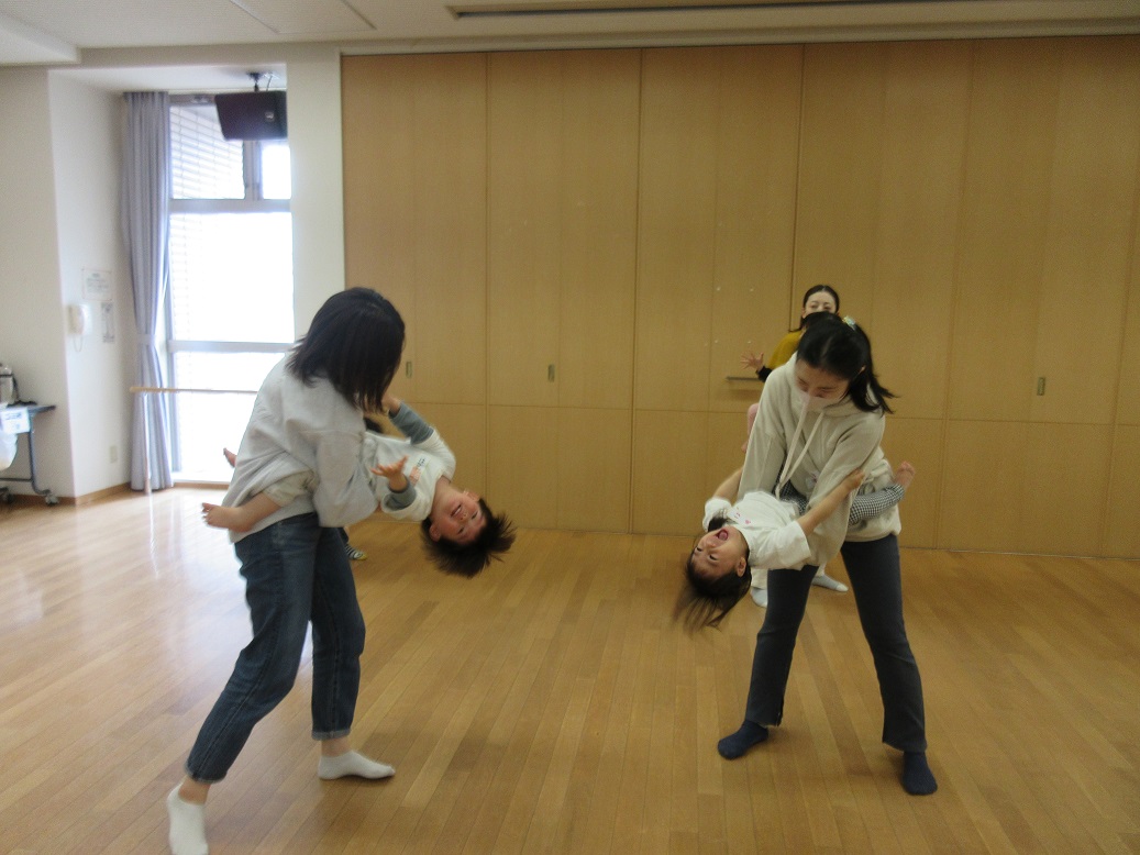 親子で運動遊び